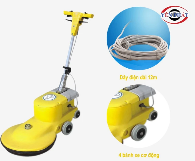 dây điện và bánh xe máy đánh bóng sàn BF527