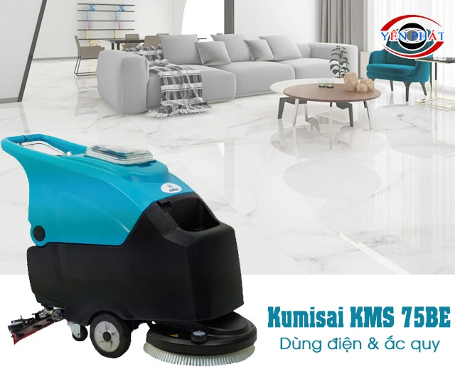 Giao diện máy chà sàn liên hợp Kumisai KMS 75BE (Dùng điện và ắc quy)