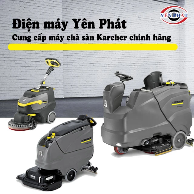 Mua máy chà sàn nhà Karcher tại yên phát