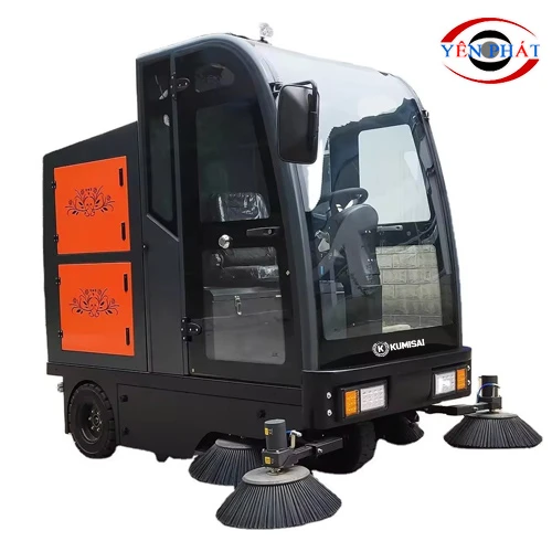 Xe quét rác công nghiệp ngồi lái Kumisai KMS-S13