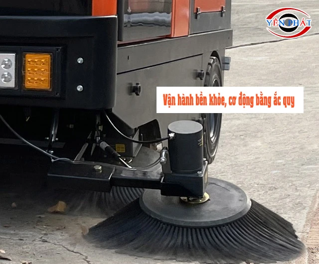 Vận hành bền khỏe, cơ động bằng ắc quy