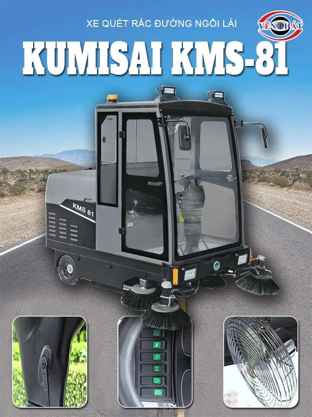 xe quét rác Kumisai KMS-81