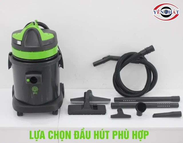 cách dung máy hút bụi IPC GP 1/35 W&D