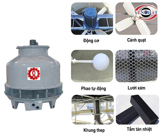 cấu tạo Tháp giải nhiệt Liang Chi LBC-10RT