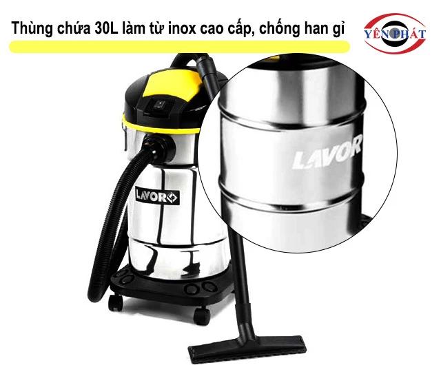  Chất liệu bền bỉ với inox