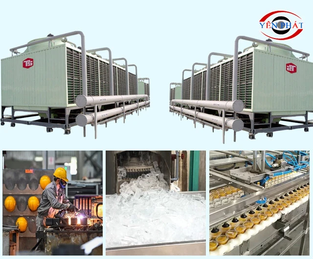 Ứng dụng tháp giải nhiệt TASHIN TSS 500RT*2cell