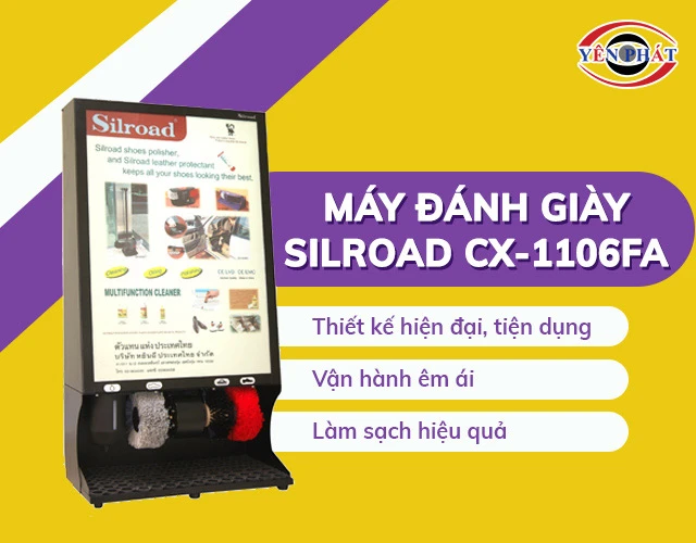 ưu điểm Máy đánh giày Silroad CX-1106FA