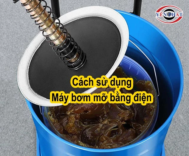 cách sử dụng máy bơm mỡ điện