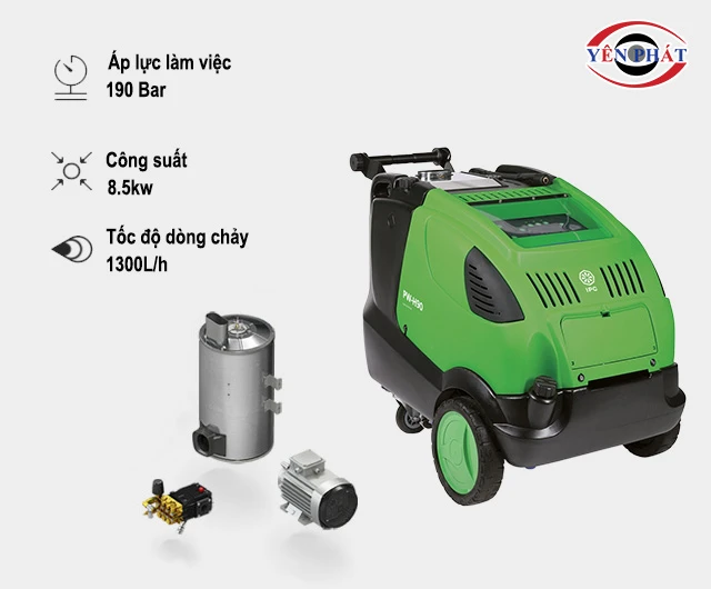 công suất Máy rửa xe IPC PW-H90 D1921P T