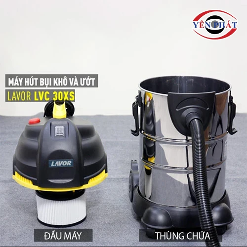 Máy hút bụi công nghiệp khô & ướt LVC30XS 4