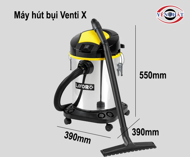 Kích thước máy hút bụi Venti X