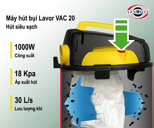 Máy hút bụi Lavor VAC 20