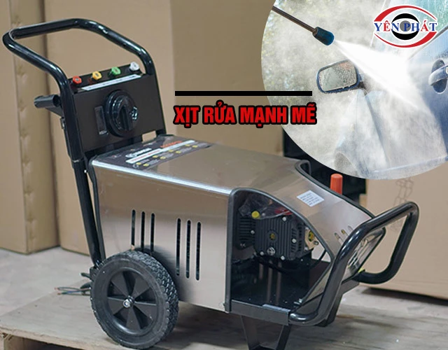 Máy rửa xe cao áp giá rẻ Kumisai 20M32-5.5T4 (tự động ngắt) mạnh mẽ