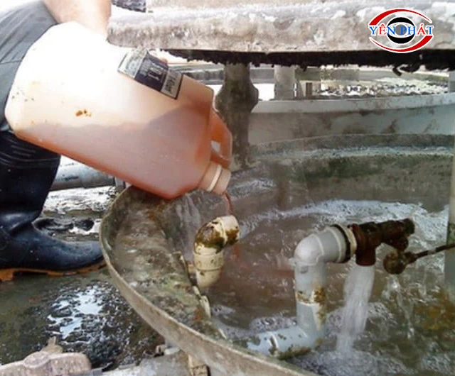 Tẩy cặn tháp giải nhiệt