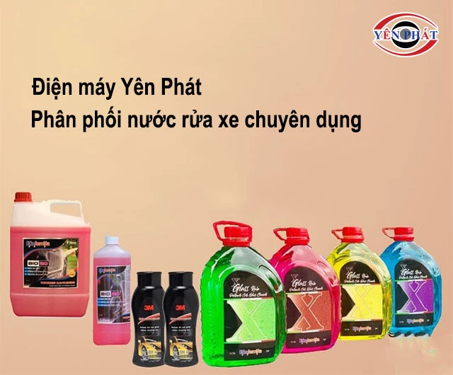 Yên phát phân phối nước rửa xe