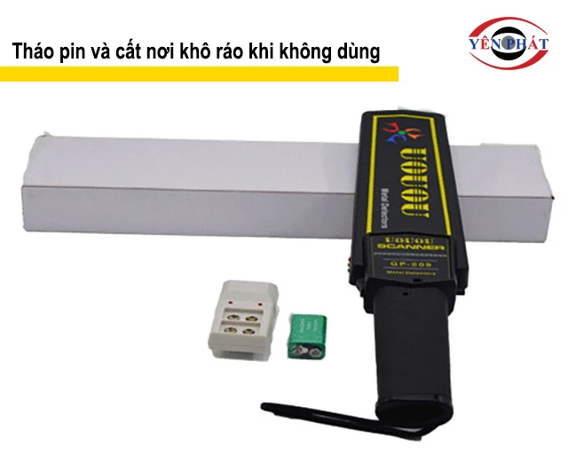 cách dùng máy dò tìm kim loại GP-009