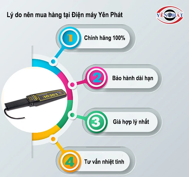 máy dò tìm kim loại GP-009 tại Yên Phát