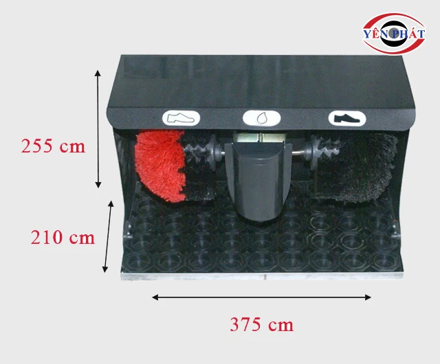 kích thước Máy đánh giày Kid Apus K1