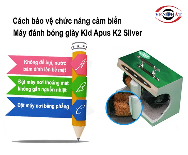Cách bảo vệ cảm biến máy đánh giày