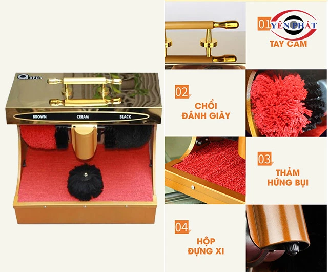Máy đánh giày tự động Kid Apus K3