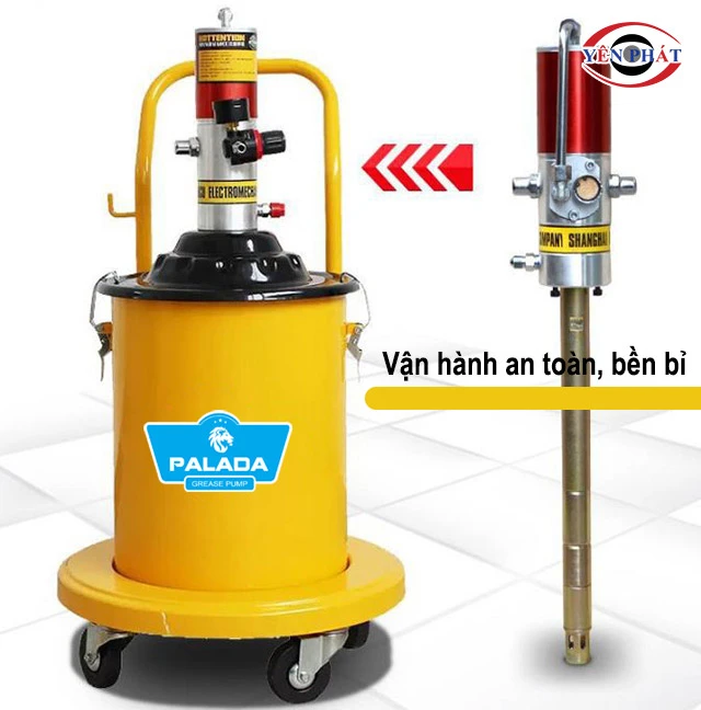 vận hành máy bơm mỡ an toàn