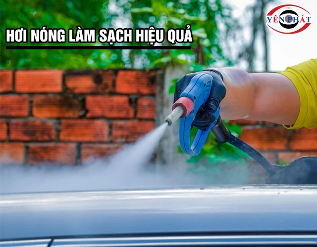 Máy rửa xe hơi nước nóng Kumisai KMS-20 làm sạch hiệu quả