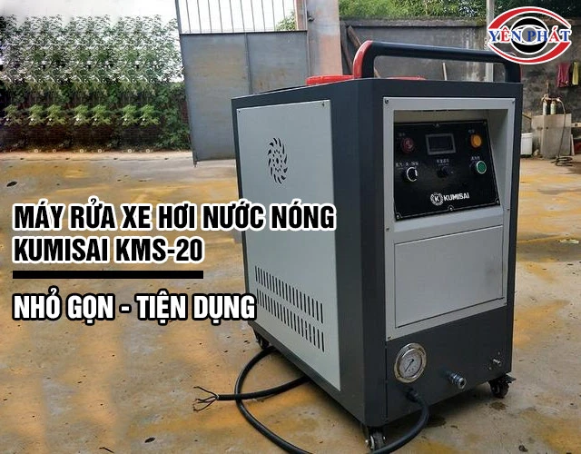 Máy rửa xe hơi nước nóng Kumisai KMS-20 nhỏ gọn