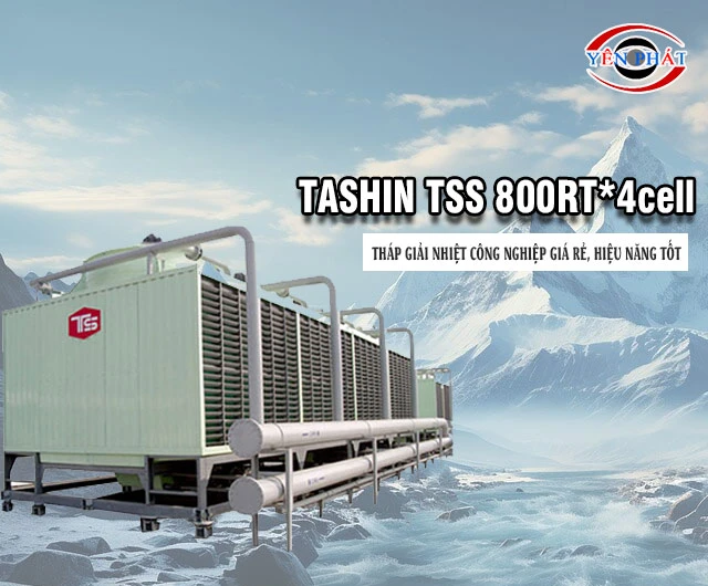 Thiết kế tháp giải nhiệt TASHIN TSS 800RT*4cell 