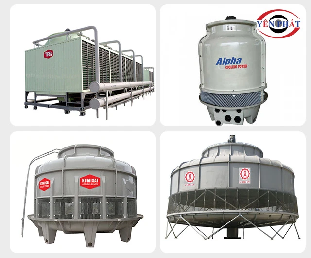 tháp tản nhiệt theo mức công suất 