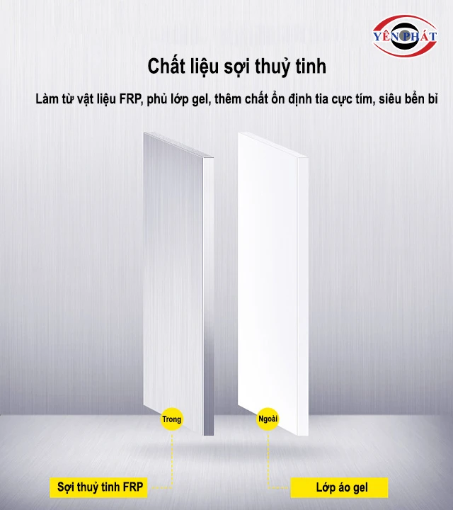 Vỏ tháp sợi thủy tinh siêu bền