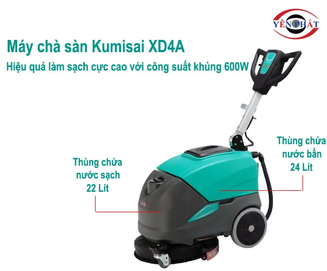 Máy chà sàn Kumisai XD4A công suất khủng
