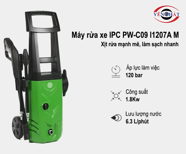 Máy rửa xe IPC PW-C09 I1207A M 