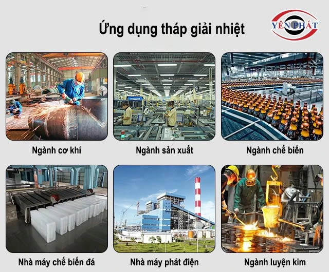 ứng dụng tháp giải nhiệt