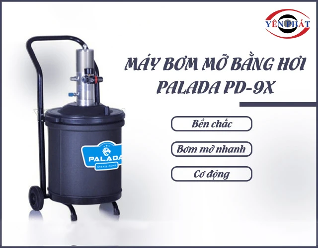 Máy bơm mỡ bằng hơi Palada PD-9X