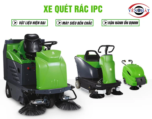 Xe quét rác IPC bền chắc