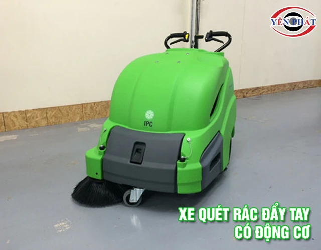 Xe quét rác IPC đẩy tay có động cơ
