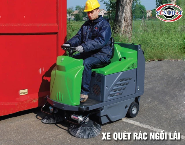 Xe quét rác IPC ngồi lái