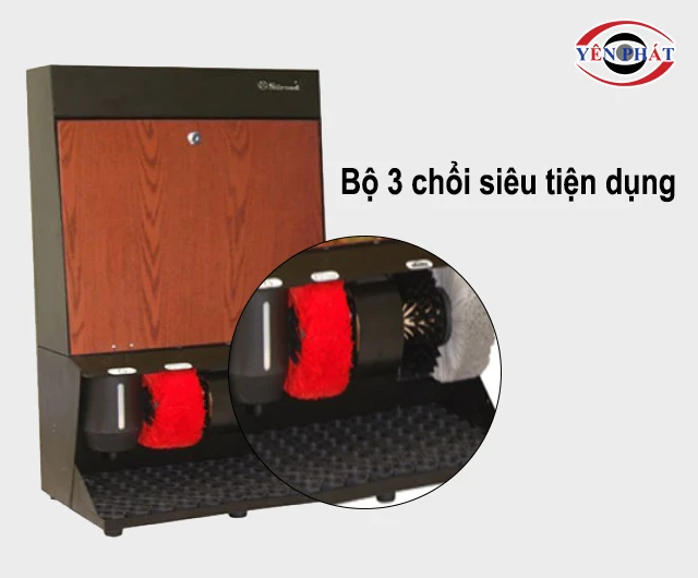 bộ 3 chổi của Máy đánh giày Silroad CX-1105A