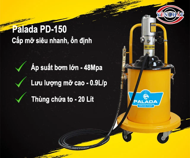 Máy bơm mỡ Palada PD-150