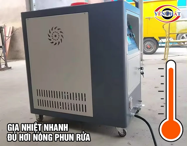 Máy rửa xe hơi nước nóng Kumisai KMS-32 gia nhiệt nhanh