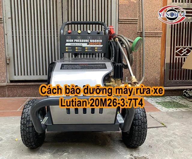 cách bảo dưỡng máy rửa xe