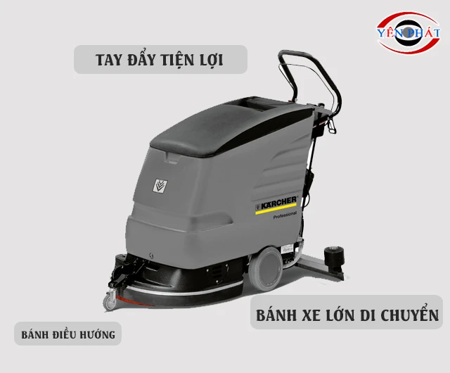 Độ cơ động trên Karcher BD 530 Bp