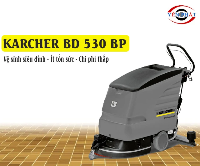 Giao diện máy chà sàn liên hợp Karcher BD 530 Bp
