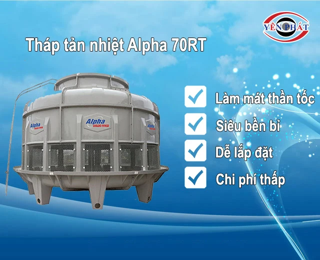 ưu điểm tháp hạ nhiệt Alpha 70RT