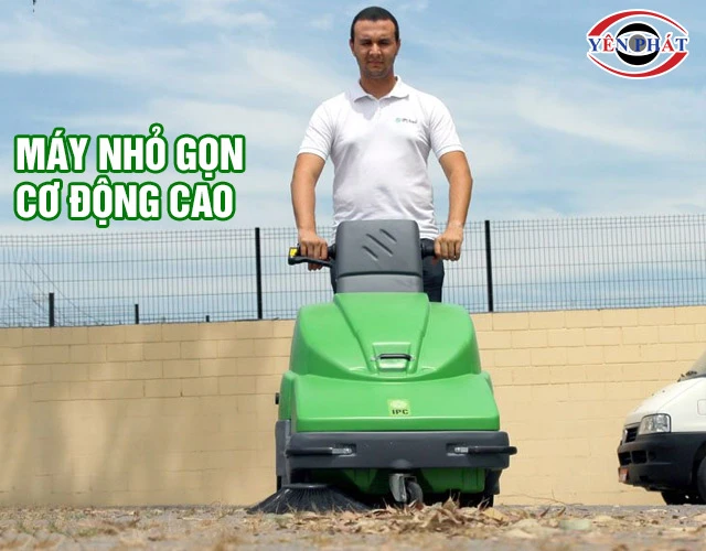 Xe quét rác IPC 505 ET nhỏ gọn, cơ động