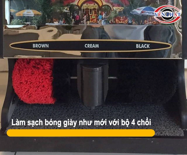 bộ 4 chổi đánh giày siêu dạch