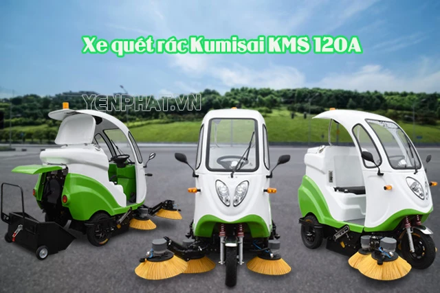mua Xe quét rác ngồi lái Kumisa KMS 120A