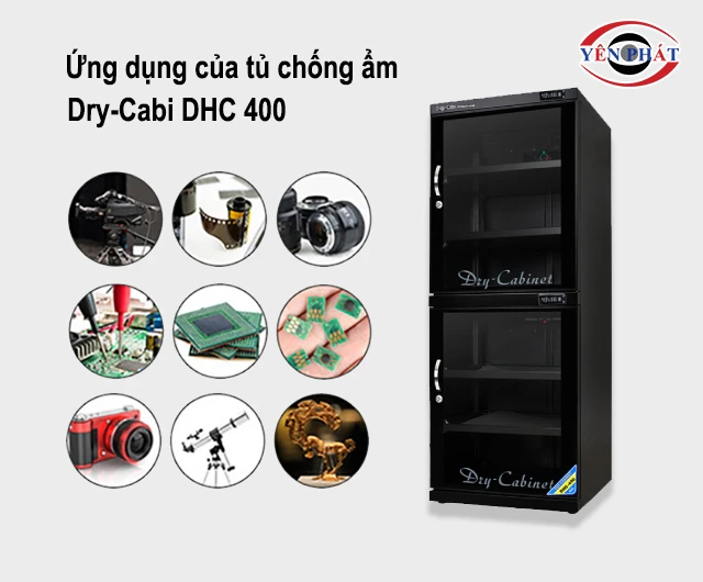 ứng dụng Tủ hút ẩm Dry-Cabi DHC 400