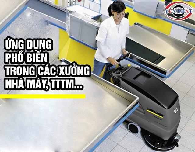 Ứng dụng máy chà sàn liên hợp Karcher BD 530 Bp*CN