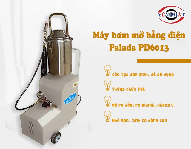 Máy bơm mỡ bằng điện Palada PD6013